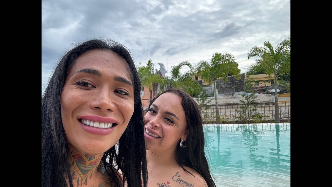 Kary Torres Oficial está en vivo con Grachi en la alberquita, terminamos de trabajar