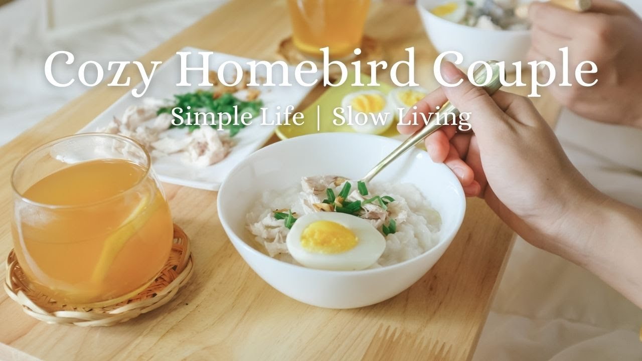 SIMPLE LIFE Silent Vlog #13: HOMEBIRD Couple Warm and Cozy on a Rainy Day