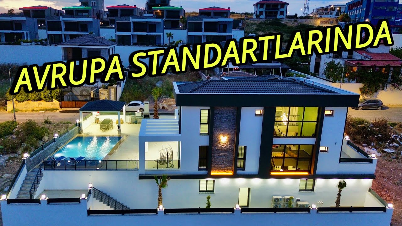 Avrupa Standartlarında Satılık Tam Müstakil Hamam ve Saunalı Ultra Lüks 4+1 Villa / No:65