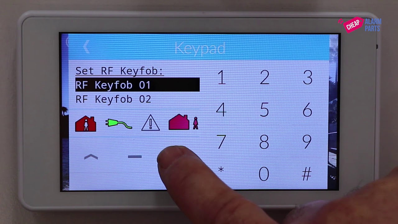Adding a remote control to a Bosch Solution 3000 Alarm system.