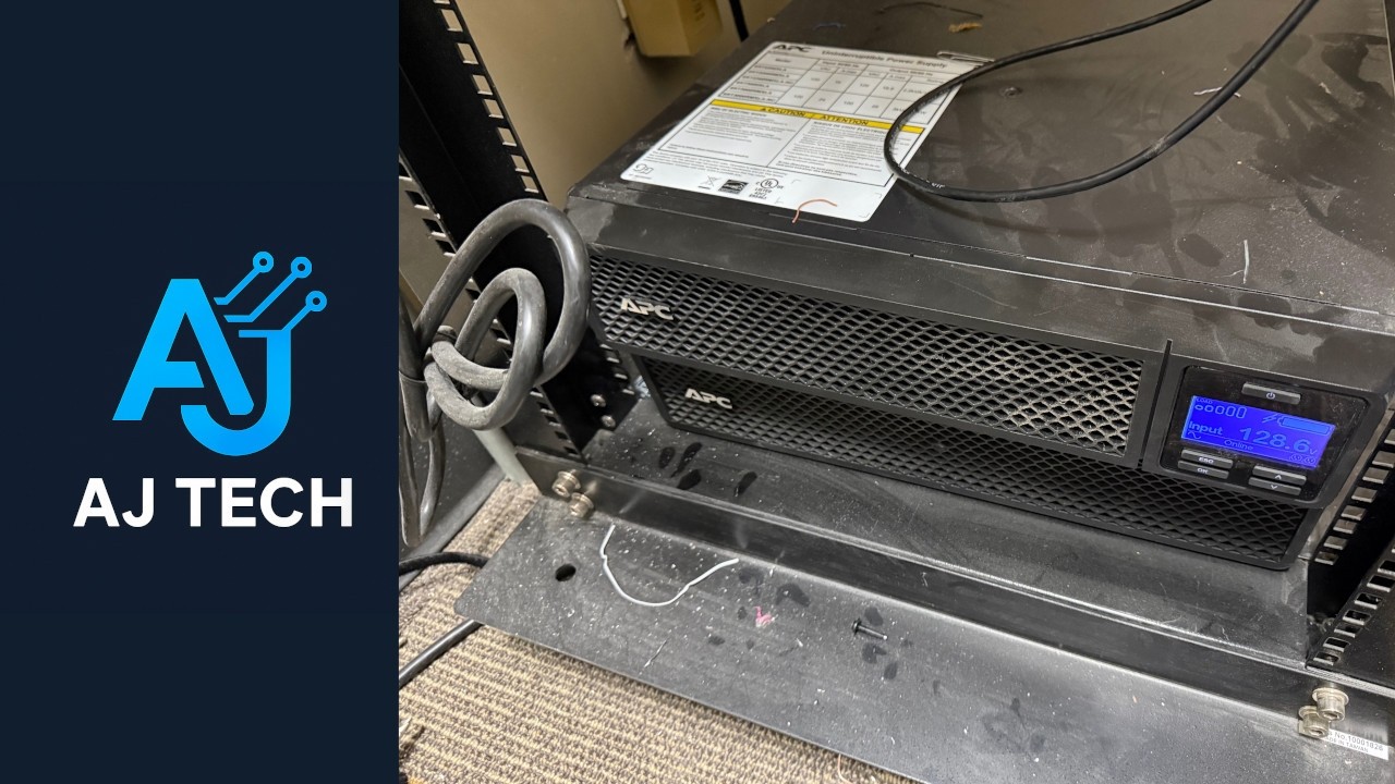 AJ Tech: Replacing A Battery For A UPS
