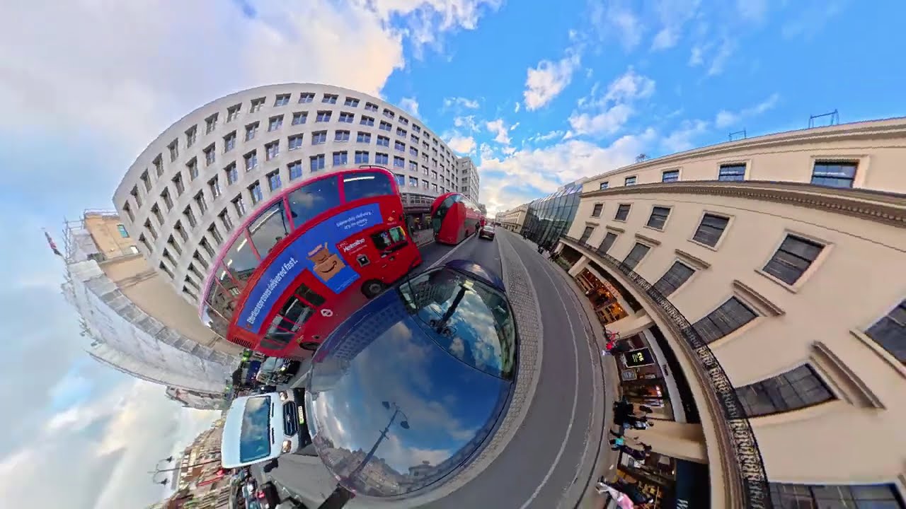 London City Trip Time Lapse. Proper Unique Footage with DJi Osmo 360 Camera