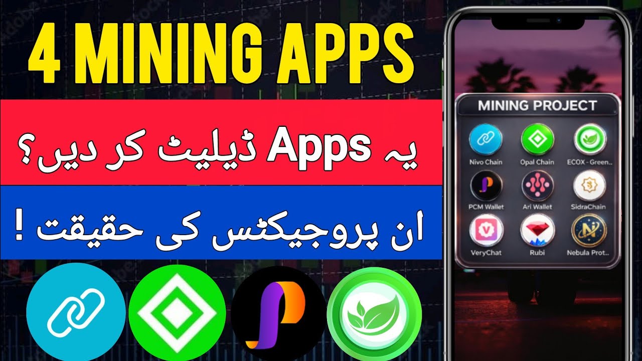 4 Free Mining Projects 2026 || Nivo Chain Opal Chain PCM Wallet & Ecox Network Full Overview