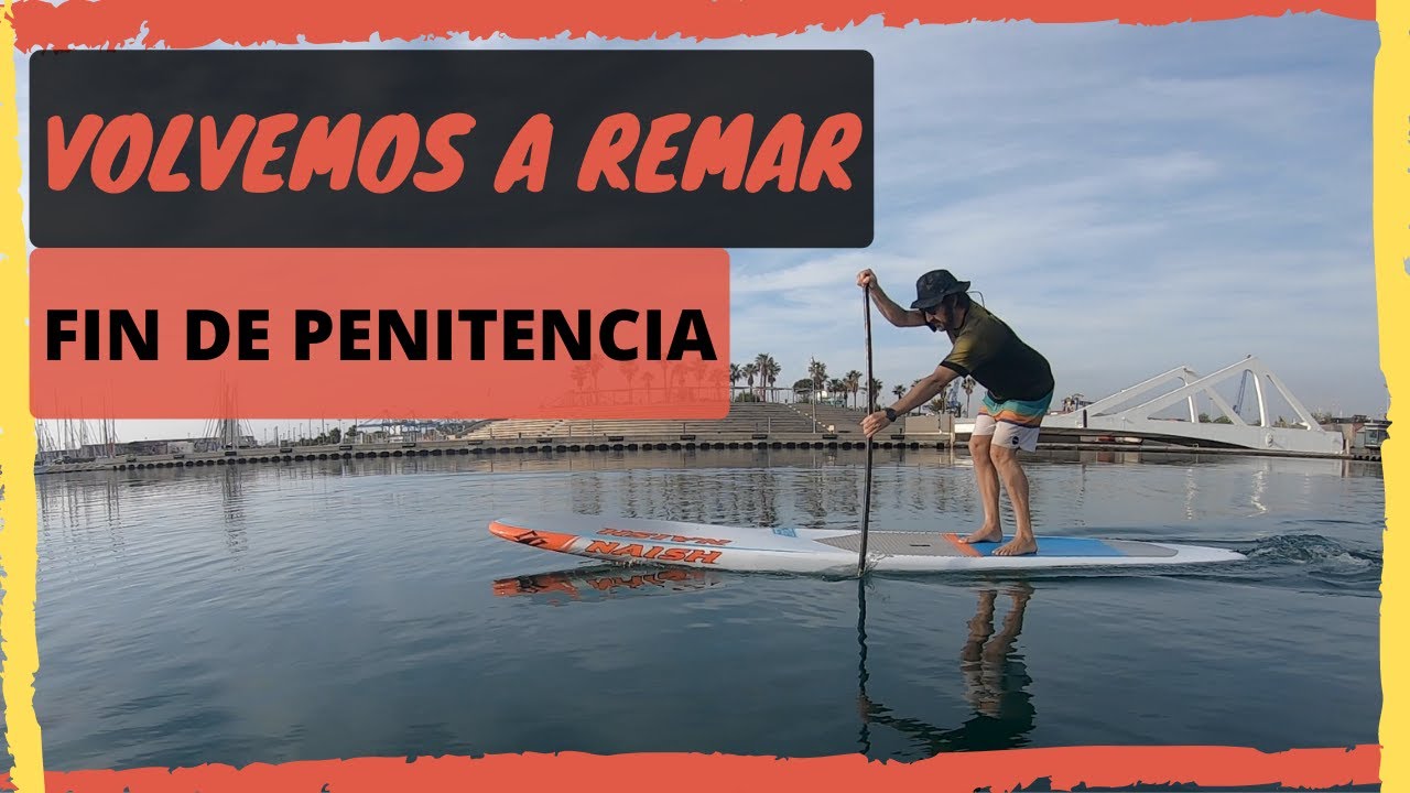 Desconfinamiento en Valencia, salimos a remar con tabla de SUP RACE