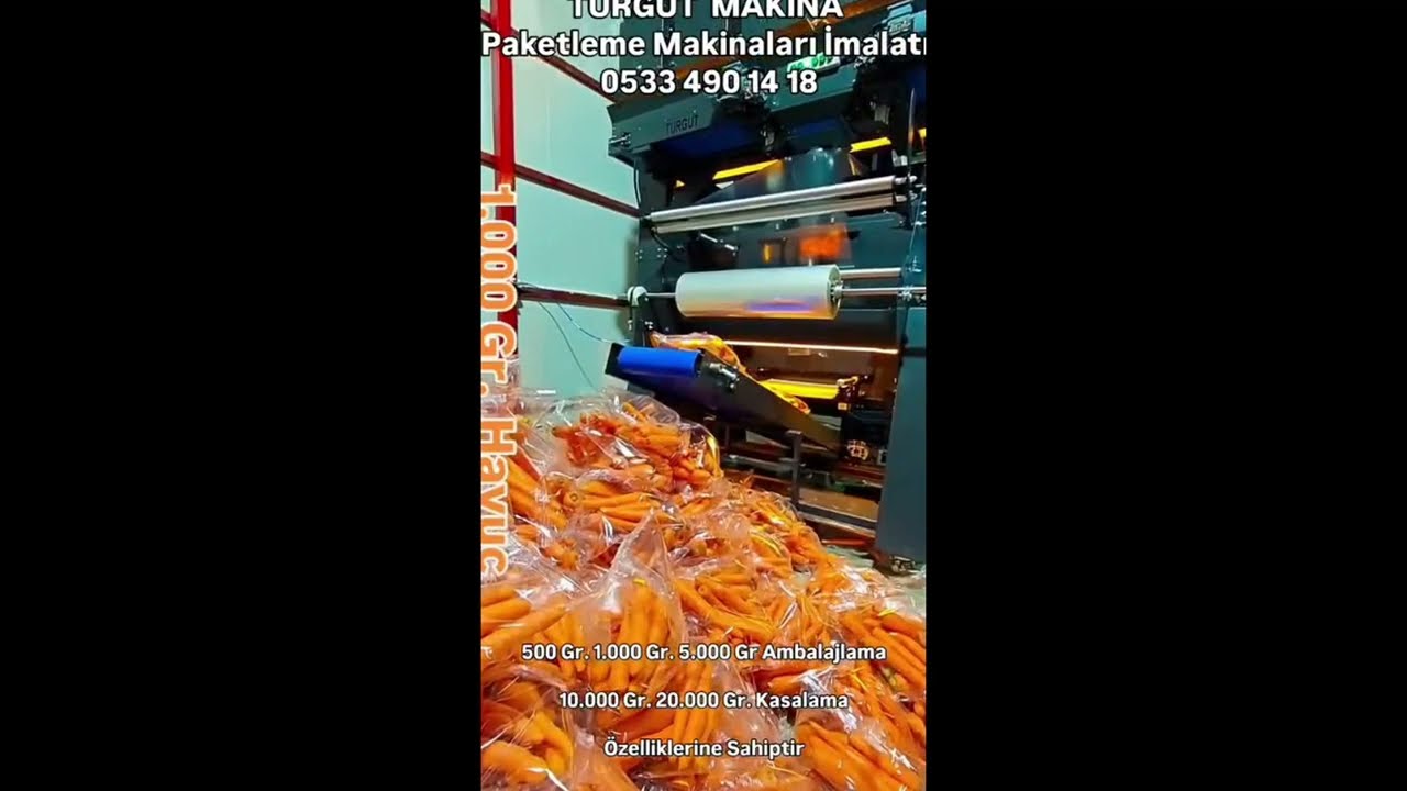 HAVUÇ PAKETLEME MAKİNESİ