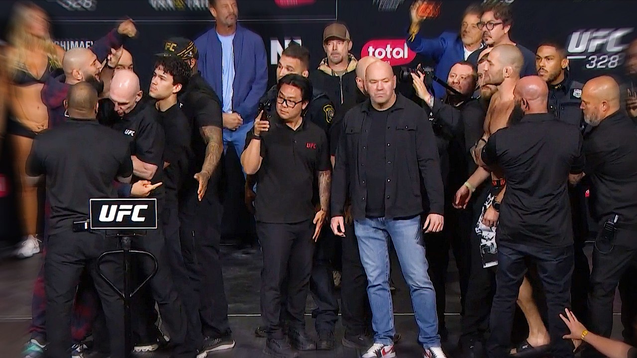 UFC 328: Встречи бойцов лицом к лицу