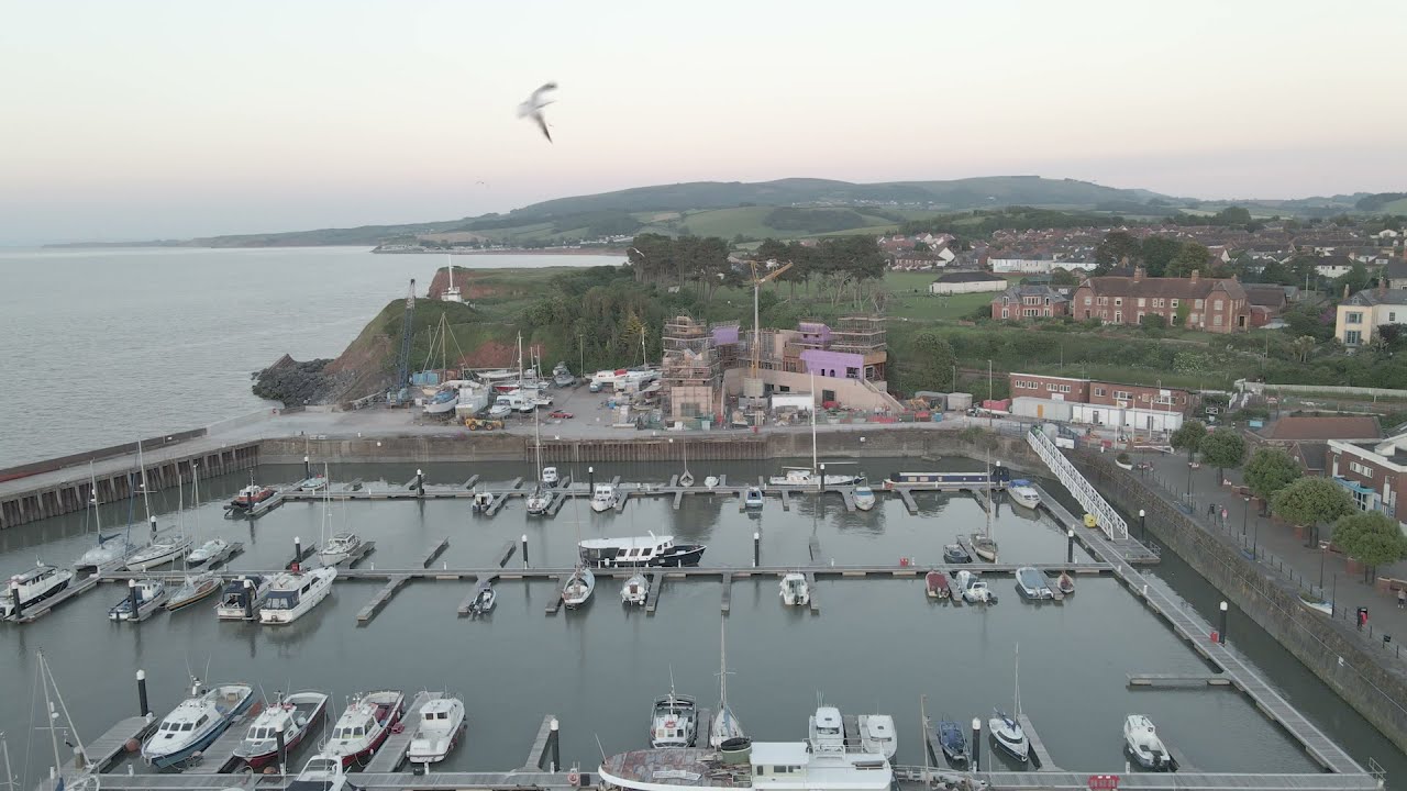 Drone Footage of East Quay Watchet