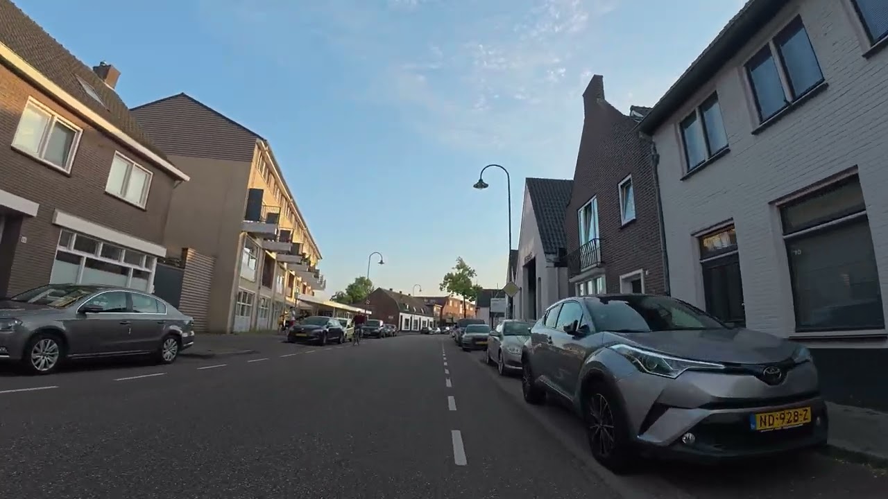 van de Mierloseweg naar Stiphout, aan het einde van een mooie zomerdag...