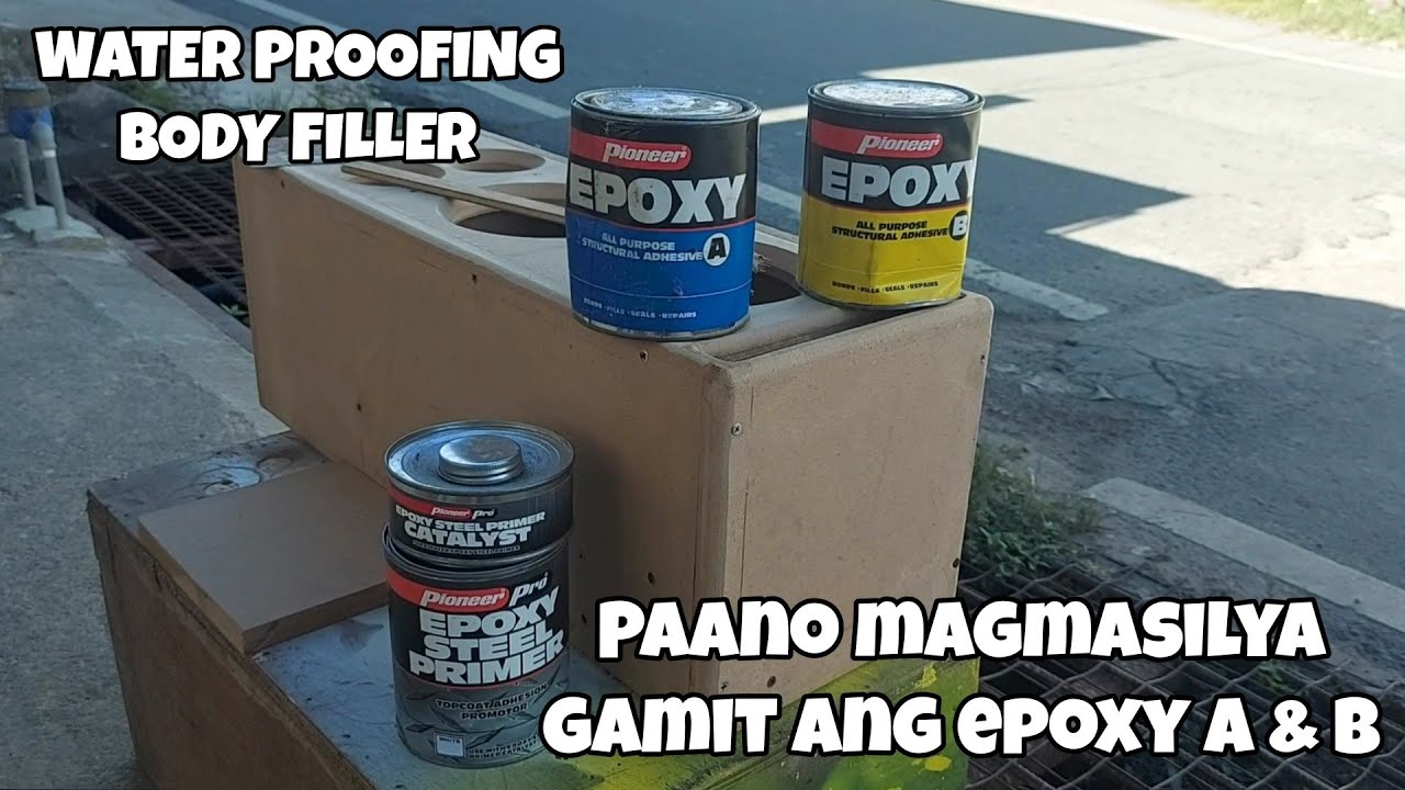 Matigas na Masilya Body Filler pwede rin sa Water Proofing Paint at Textured Paint sa Sepaker Box