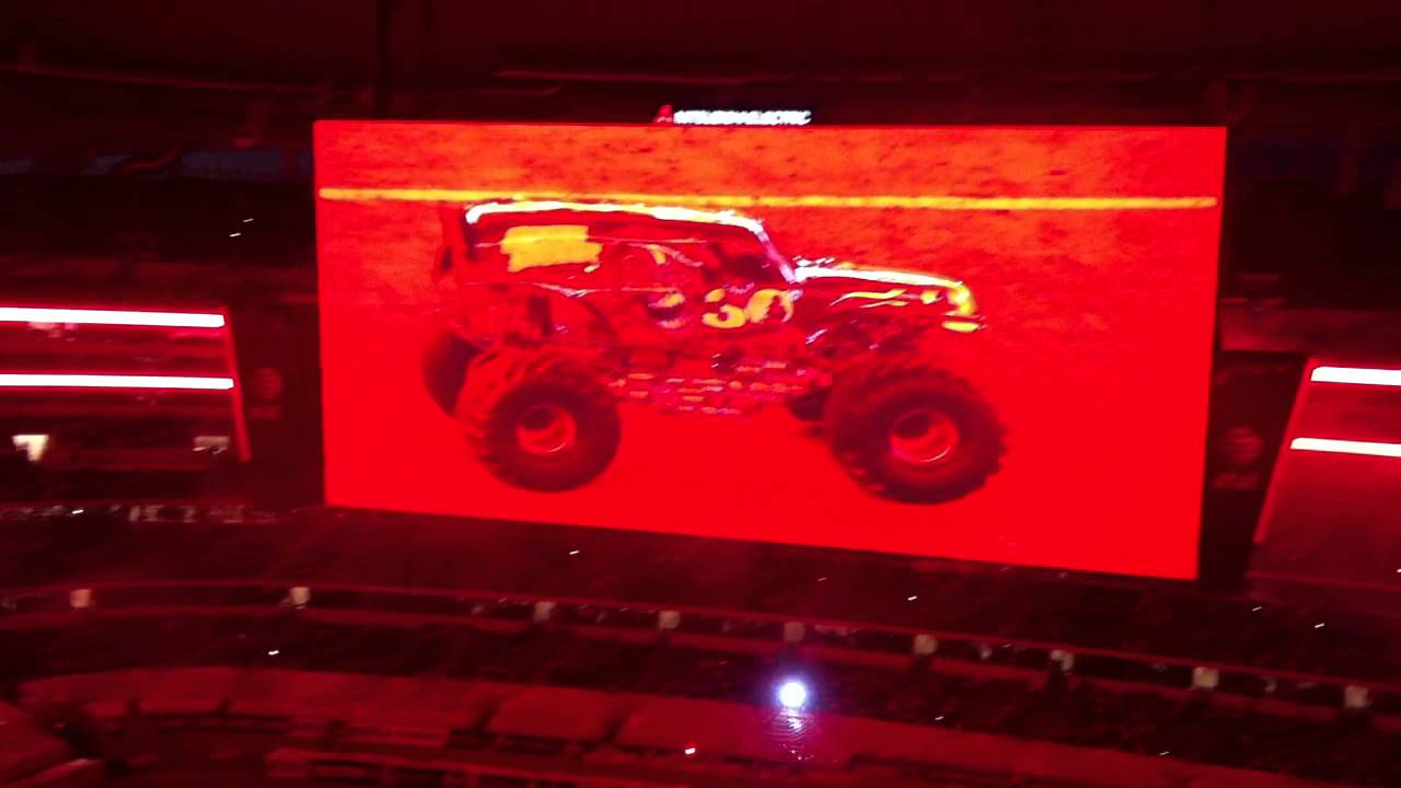 Grave Digger Intro - Monster Jam - Cowboys Stadium 2/25/2012