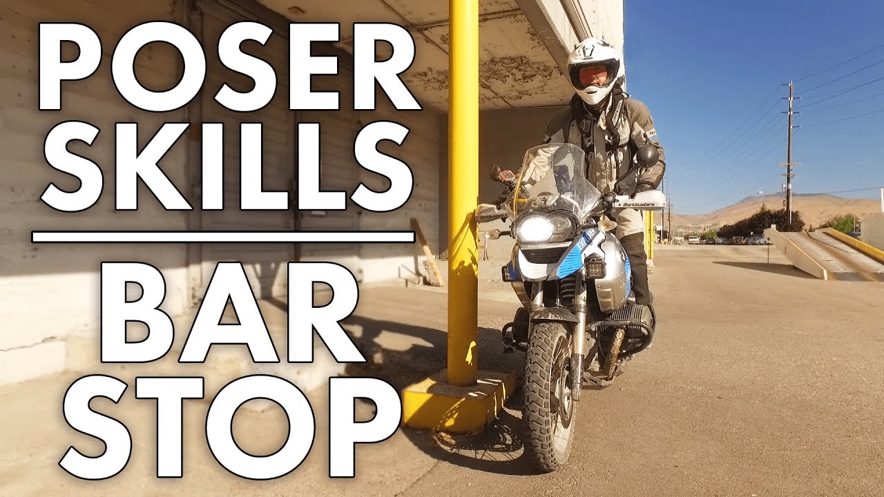 Lean Your Motorcycle Anywhere: The Bar-Stop Skill - Ride Like a Pro