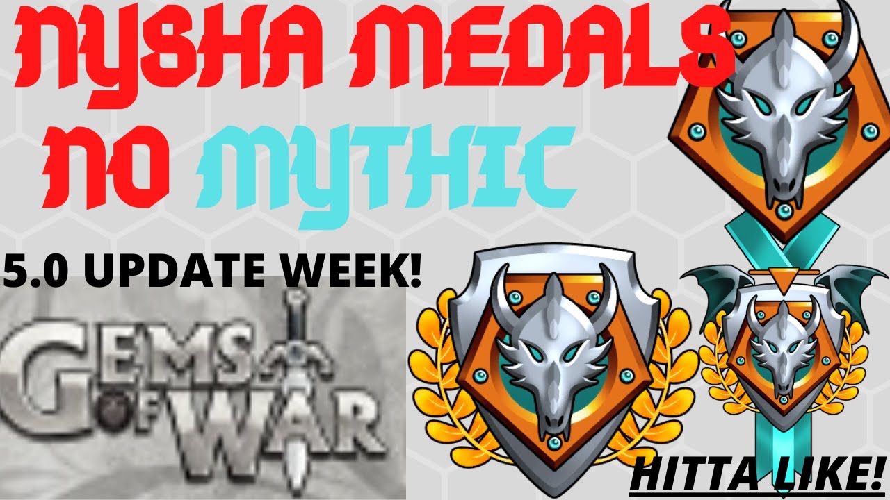 Difficulty 12 Explore team NO MYTHIC | Gems of War explore guide | Farming Nysha tokens medals badge