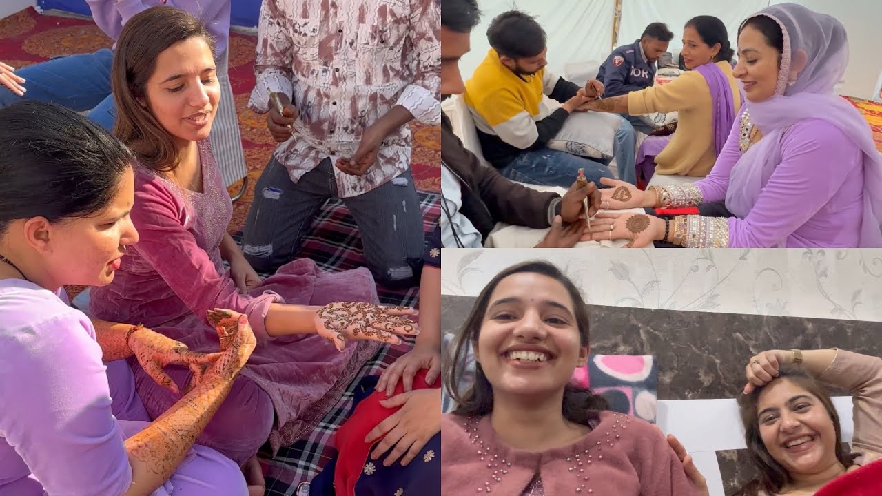 Manish ka Mehendi Function🥰