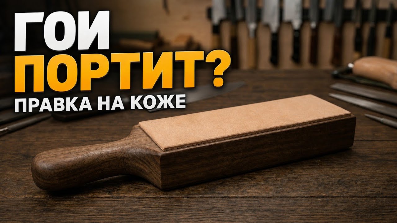 Досточка для правки ножей. Особенности применения... Пасты.