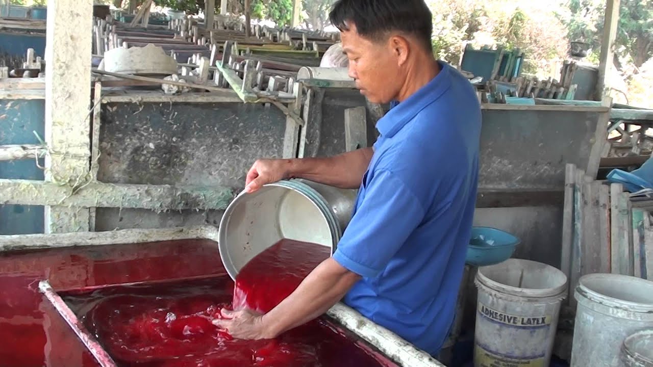 Mulberry paper processing