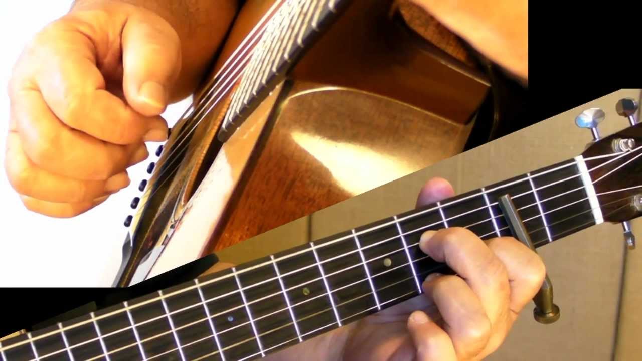 Key of D in Open G Tuning - Partial Capo