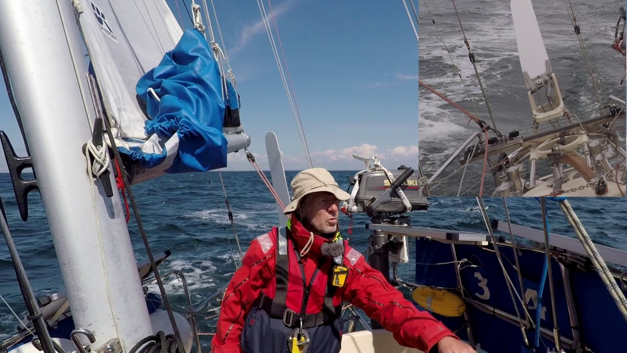 Aries  Windvane steering on SY Jabina