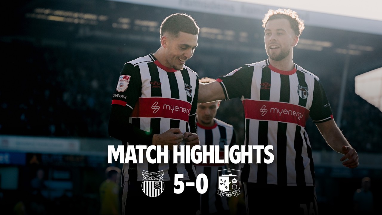 HIGHLIGHTS | Grimsby Town vs Barrow | Sky Bet League Two | Saturday 21st March 2026