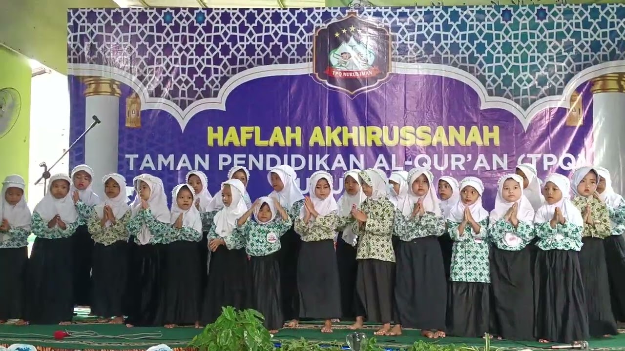 HAFLAH AKHIRUSSANAH TPQ NURUL IMAN 2026(Bocil -bocil sangat senang)