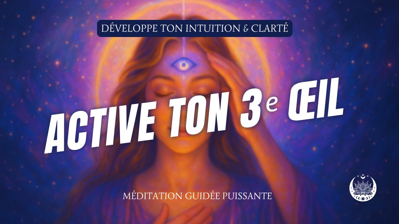 👁️ Méditation Chakra du 3è Oeil - Développe ton intuition & ta vision intérieure 👁️