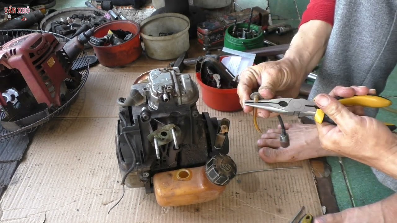 Sửa bộ chế hòa khí máy cắt cỏ Honda, khắc phục lỗi động cơ không nổ. Cách nhận biết nguyên nhân.