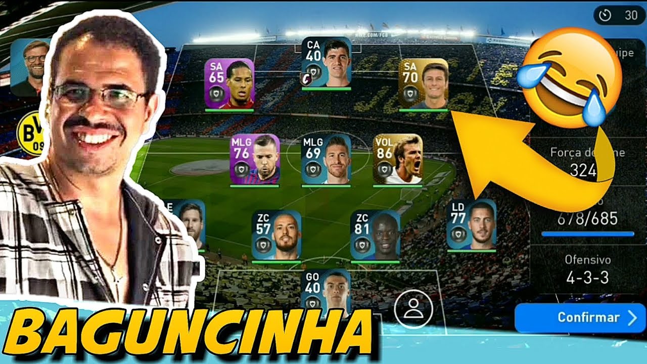 Pes 2019 mobile ! COMO FAZER BAGUN&Ccedil;INHA NO PES