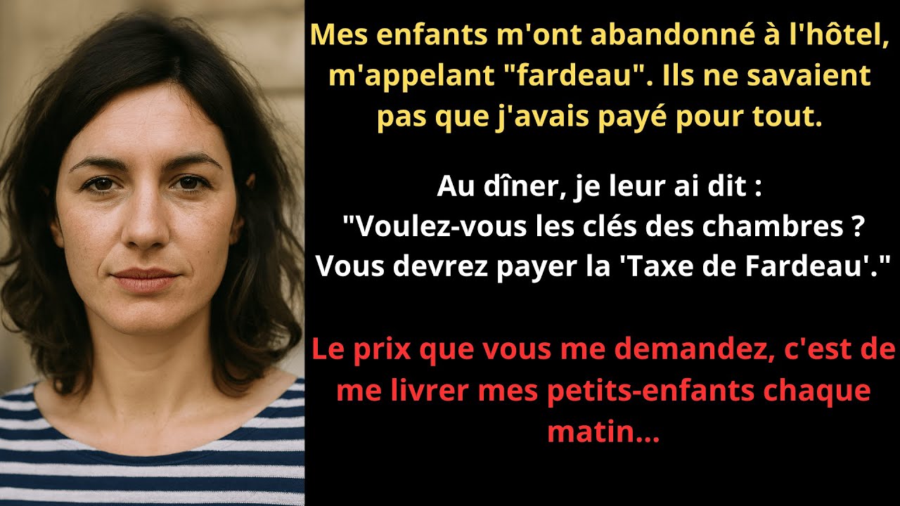 Ils ont pensé qu'ils me humilieraient en m'abandonnant... mais tout l'hôtel était déjà à mon nom.