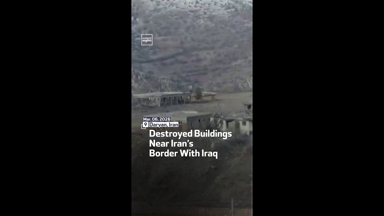 Destroyed Buildings Near Iran&rsquo;s Border With Iraq
