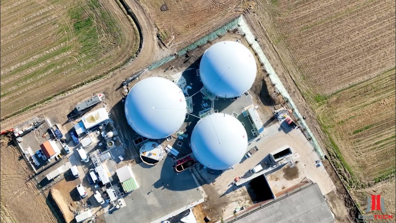 Evoteck - Impianto produzione biometano - Biomethane plant - Instalatie de productie a biometanului