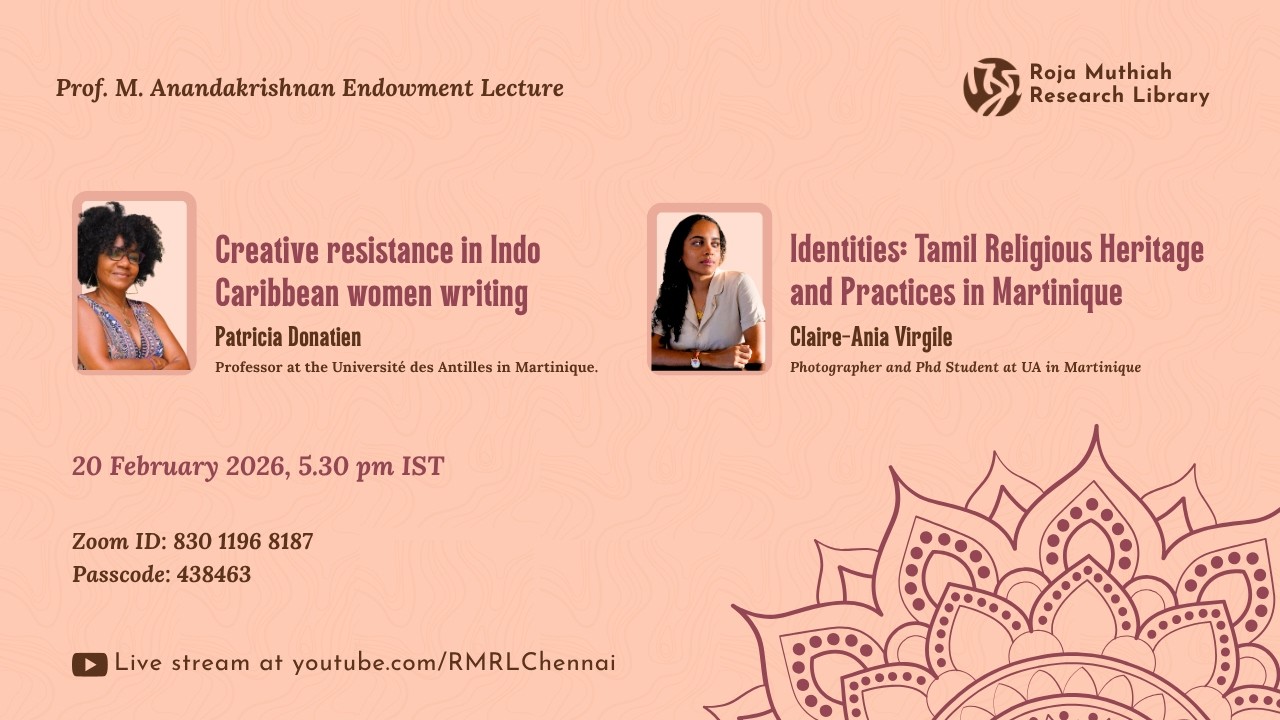 Prof. M. Anandakrishnan Endowment Lecture
