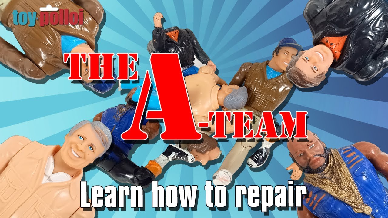 Learning how to fix Vintage A-Team figures from Galoob - Toy Polloi