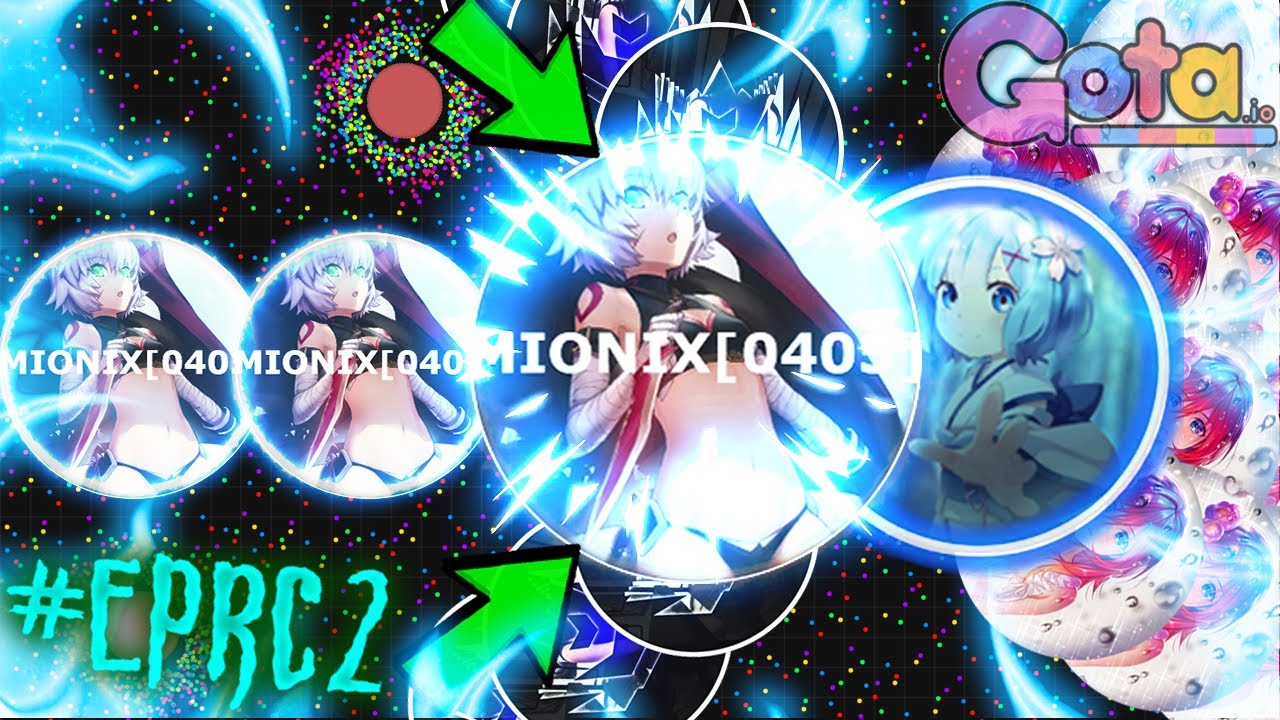#EPRC2 - Gota.io - HUGE DOUBLESPLITS! - *IMPOSSIBLE* ONE PIECE PUSHSPLIT! & + - Mionix