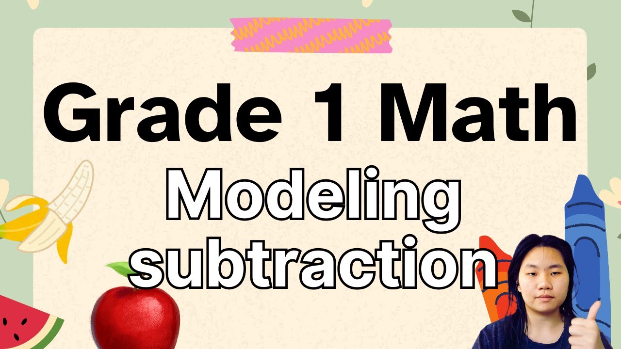 Tinateach Grade 1 Mathematics |  Lesson 32 : Modeling Subtraction