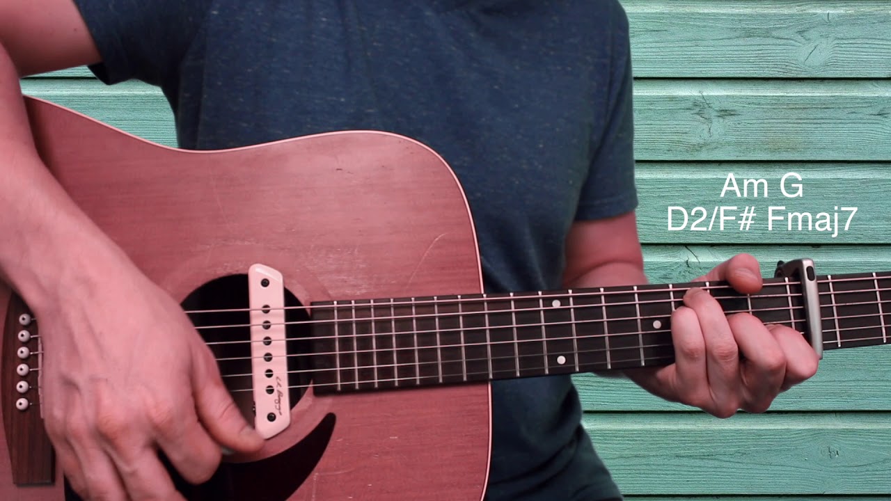Monster - Shawn Mendes Justin Bieber - Easy Guitar Tutorial (Verse & Chorus)