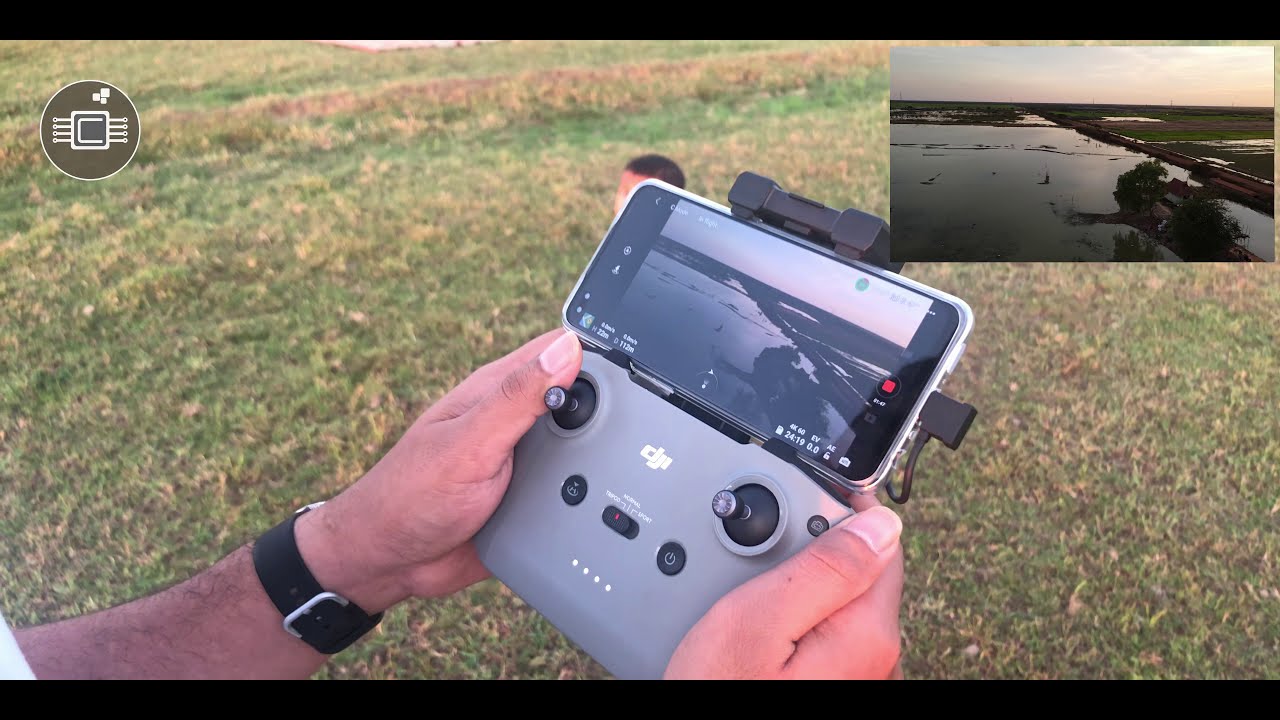 DJI Mavic Air 2 Flight for Sunset | បង្ហោះដ្រូន DJI Mavic Air 2 សាកល្បងនៅពេលថ្ងៃលិច