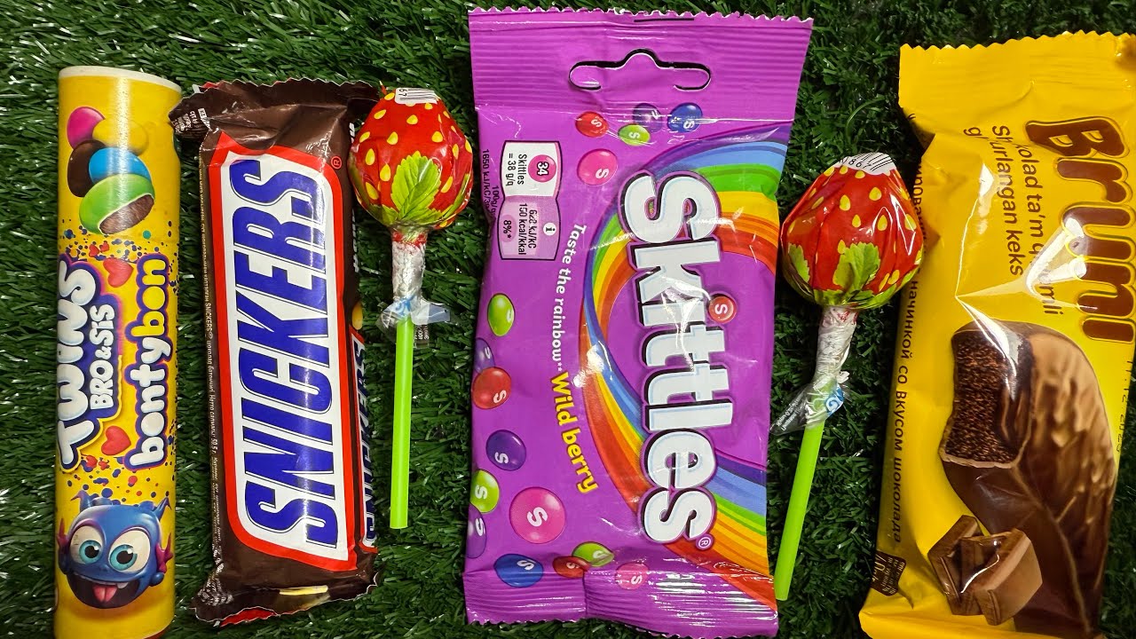 Sweets Candy ASMR Satisfying Video | ASMR Lollipops, Candy and Chocolate, Gummy Candy Cutting Video