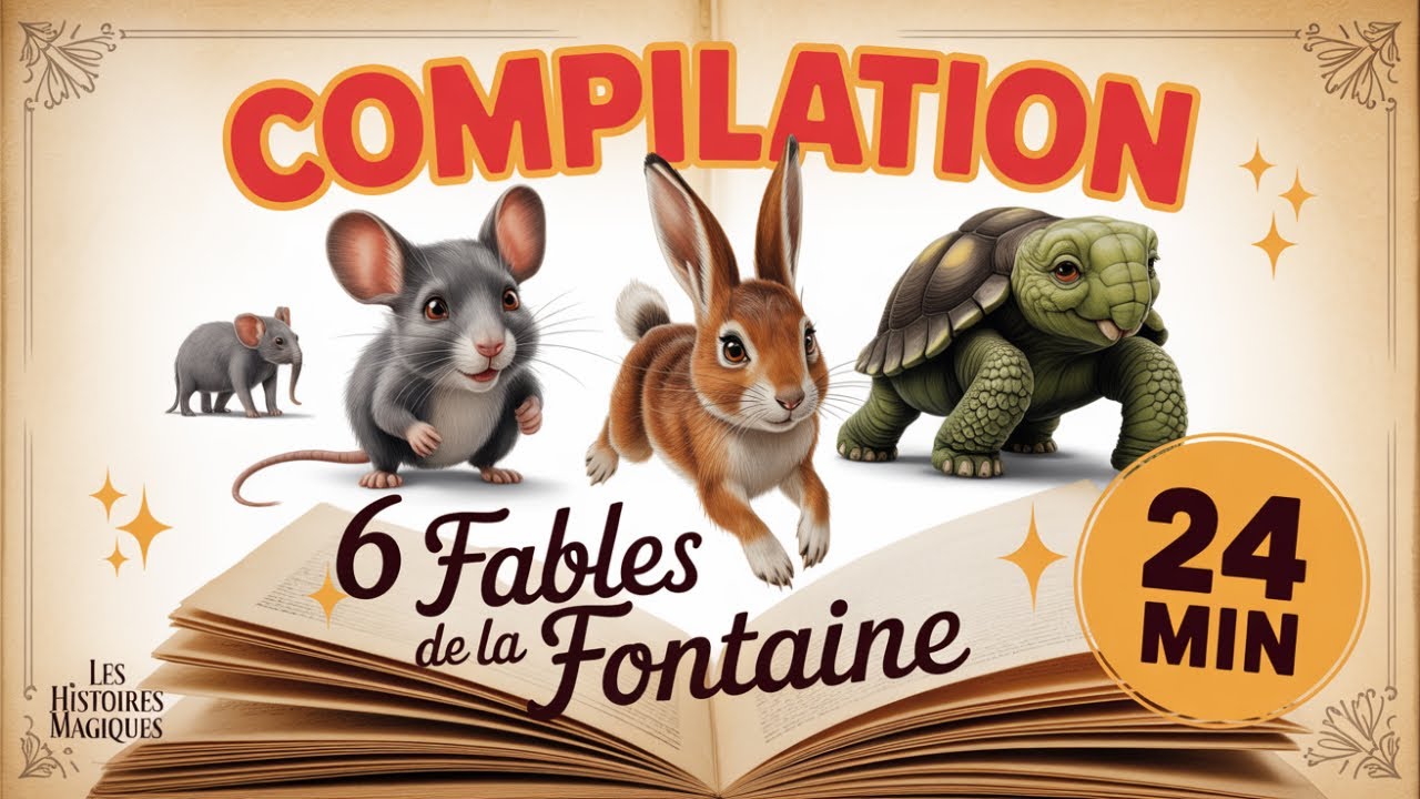 Les FABLES de La Fontaine EXPLIQUÉES aux Enfants | Le Rat et l'Éléphant, Le Renard et le Coq 📖✨