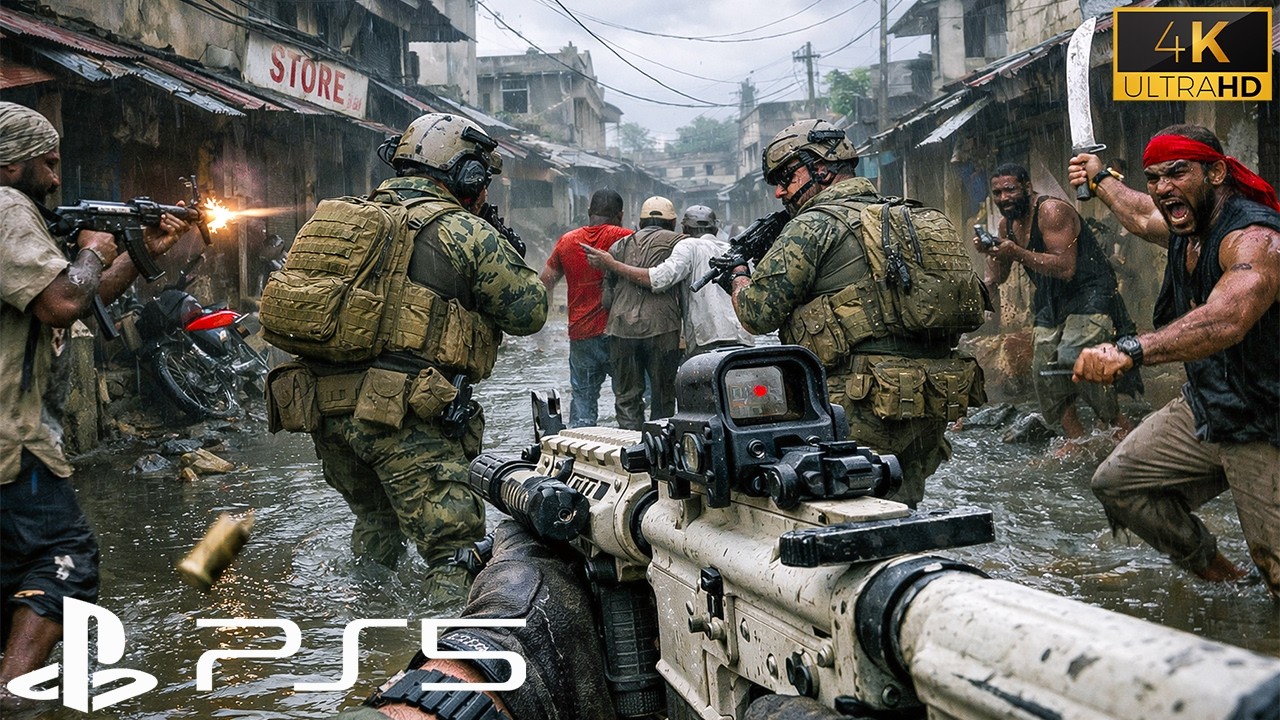 American Seal Team Rescue Operation From Somalia Terrorists | Medal of Honor Ultra 4K60FPS Gameplay