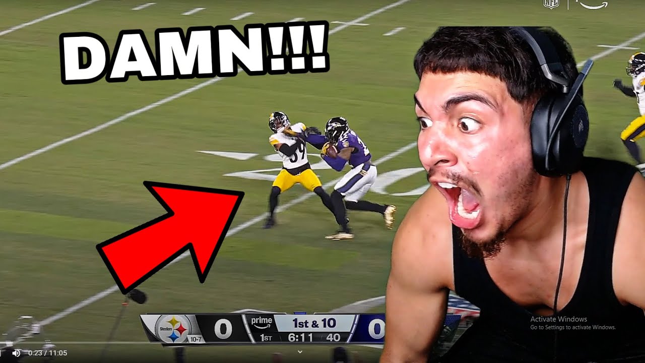 PUNCHED HIM IN HIS MOUTH!!!! Steelers vs. Raven Highlights Reaction| NFL 2024 Season Wild Card