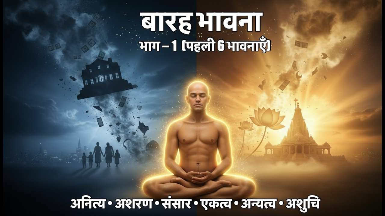 बारह भावना (Part 1) | पहली 6 भावनाएँ | Barah Bhavana | वैराग्य एवं आत्मबोध का मार्ग