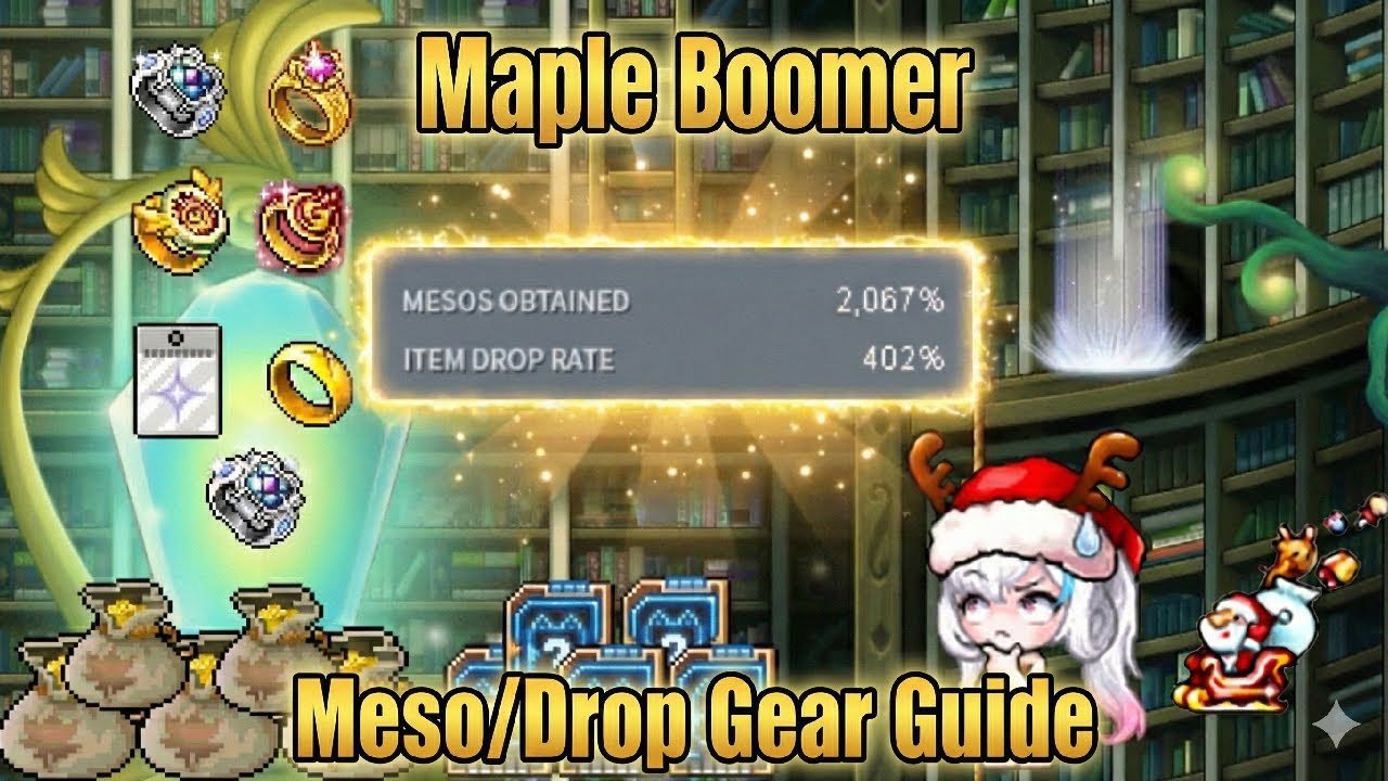 Maple Boomer Meso/Drop Gear Guide | Challenger World 2 Tips