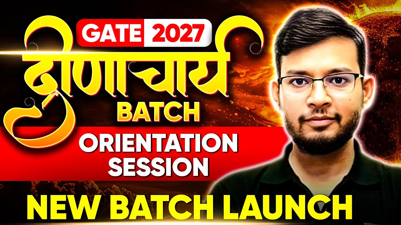 GATE 2027 | Dronacharya Batch | New Batch Launch | Manish sir