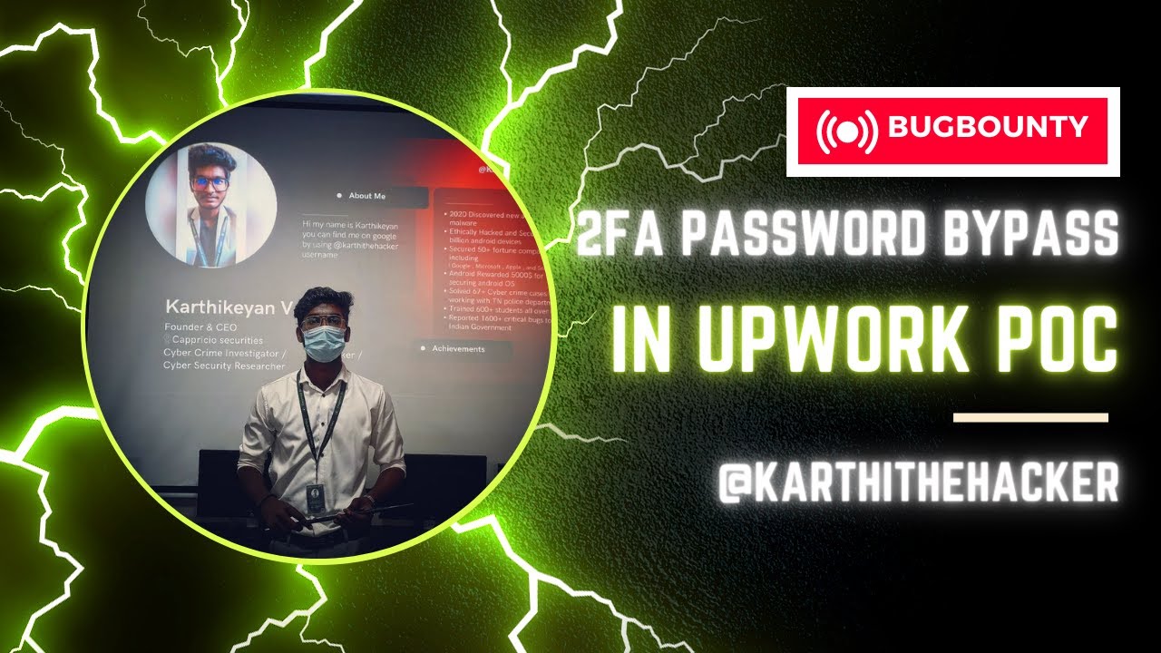 2fa Password Bypass In Upwork | POC | Bugbounty |  @karthi_the_hacker  ​
