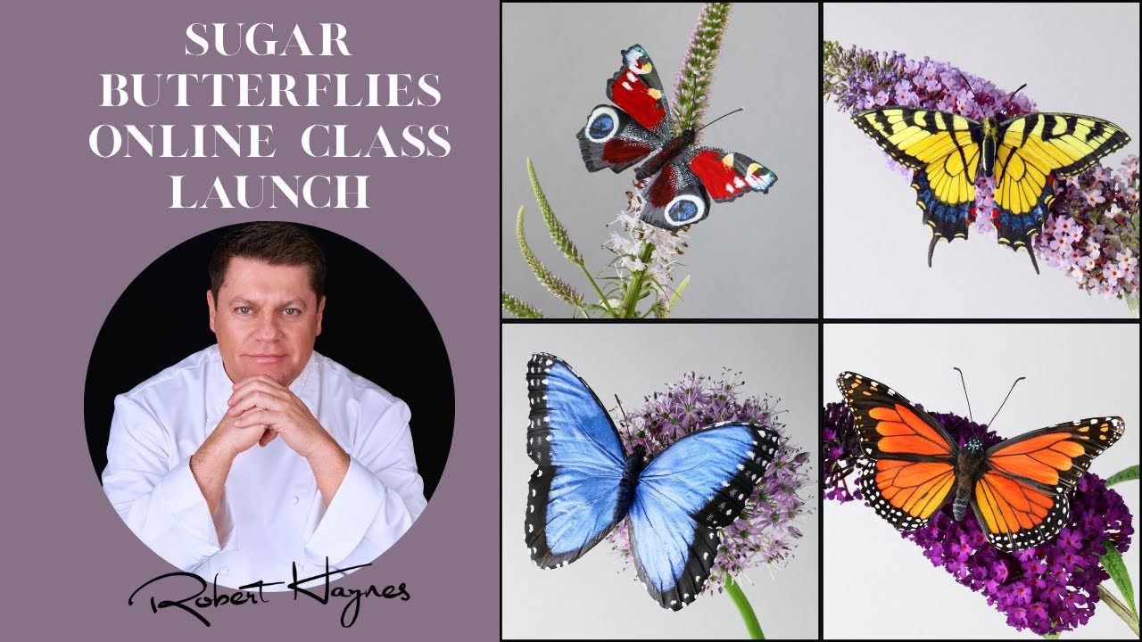 Beautiful Edible Butterflies Masterclass Launch By Robert Haynes