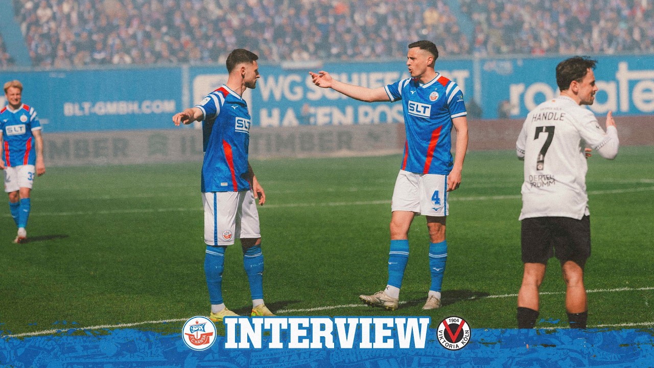 🎤 Interview nach dem 31. Spieltag: F.C. Hansa Rostock vs. Viktoria K&ouml;ln | 3. Liga ⚽ #fch