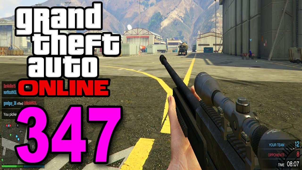 Grand Theft Auto 5 Multiplayer - Part 347 - Sniping like a Boss (GTA Online Gameplay)