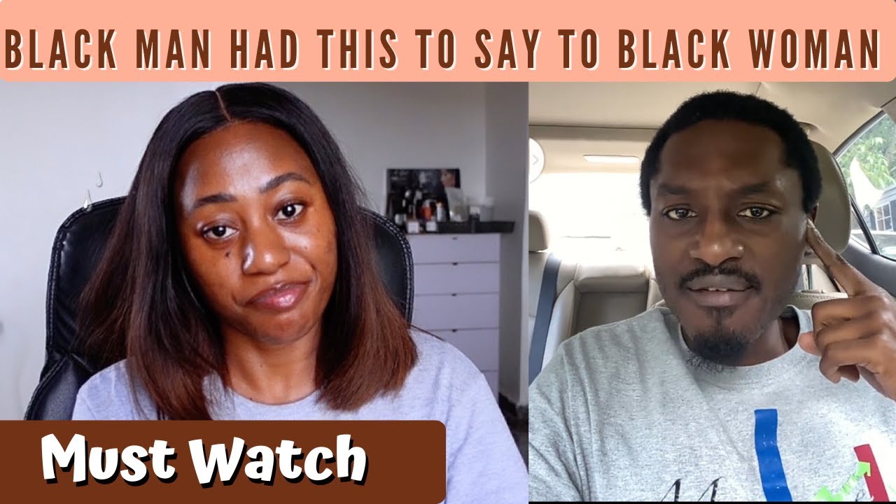 Black Man Addressing Black Women - Must Watch