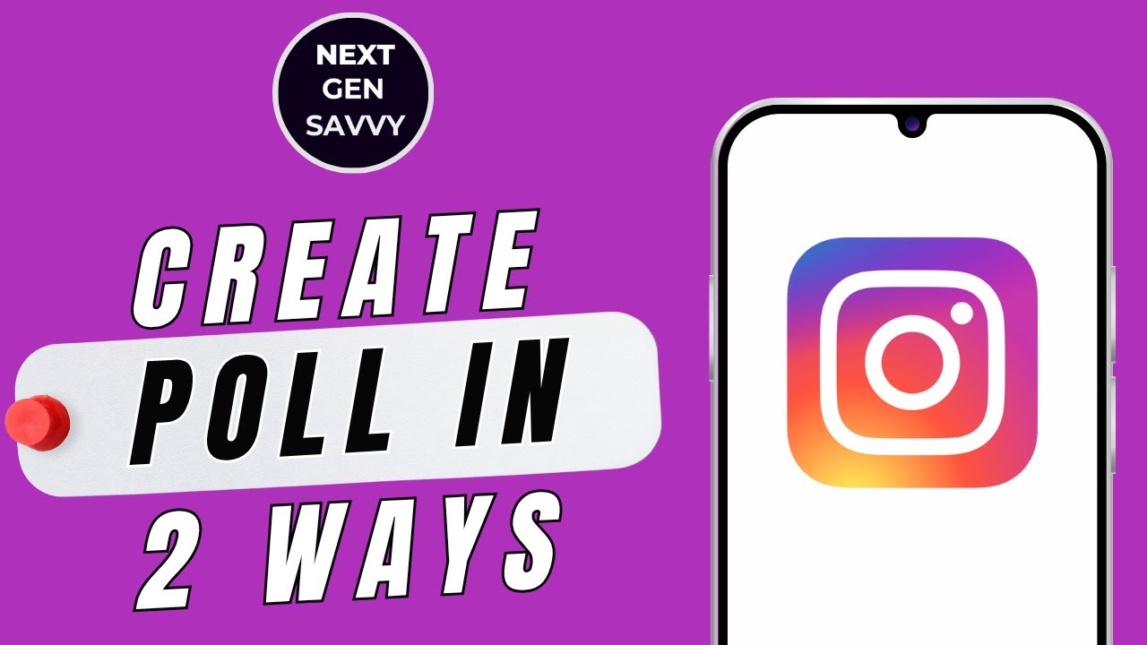 HOW TO CREATE A POLL IN INSTAGRAM IN 2 WAYS