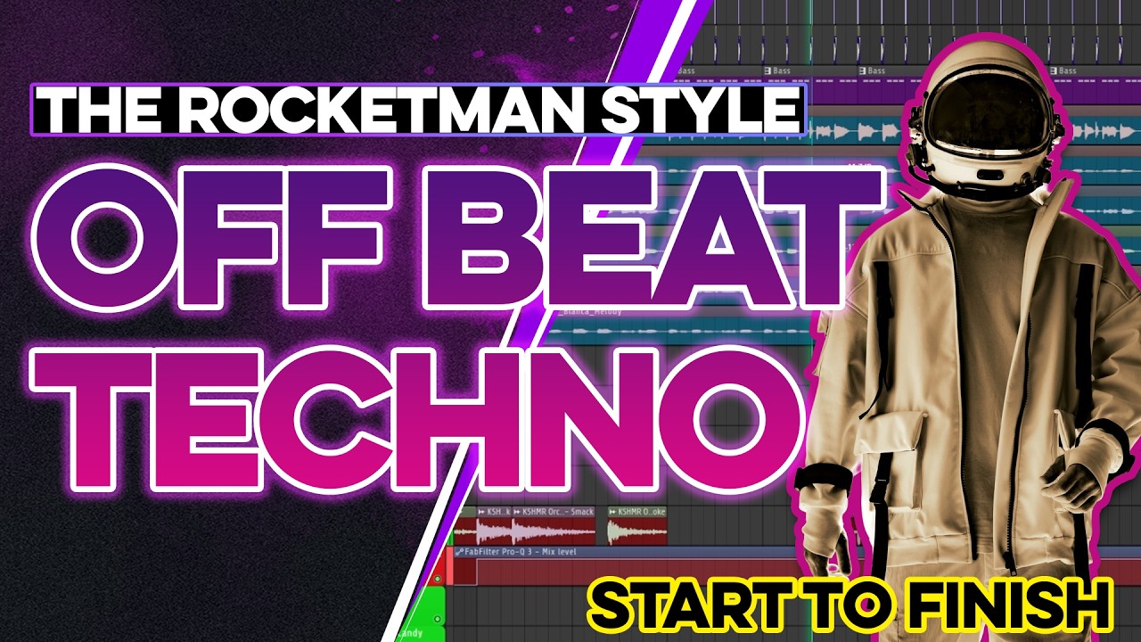 How to Make The Rocketman Style Offbeat Techno in FL Studio | Start to Finish