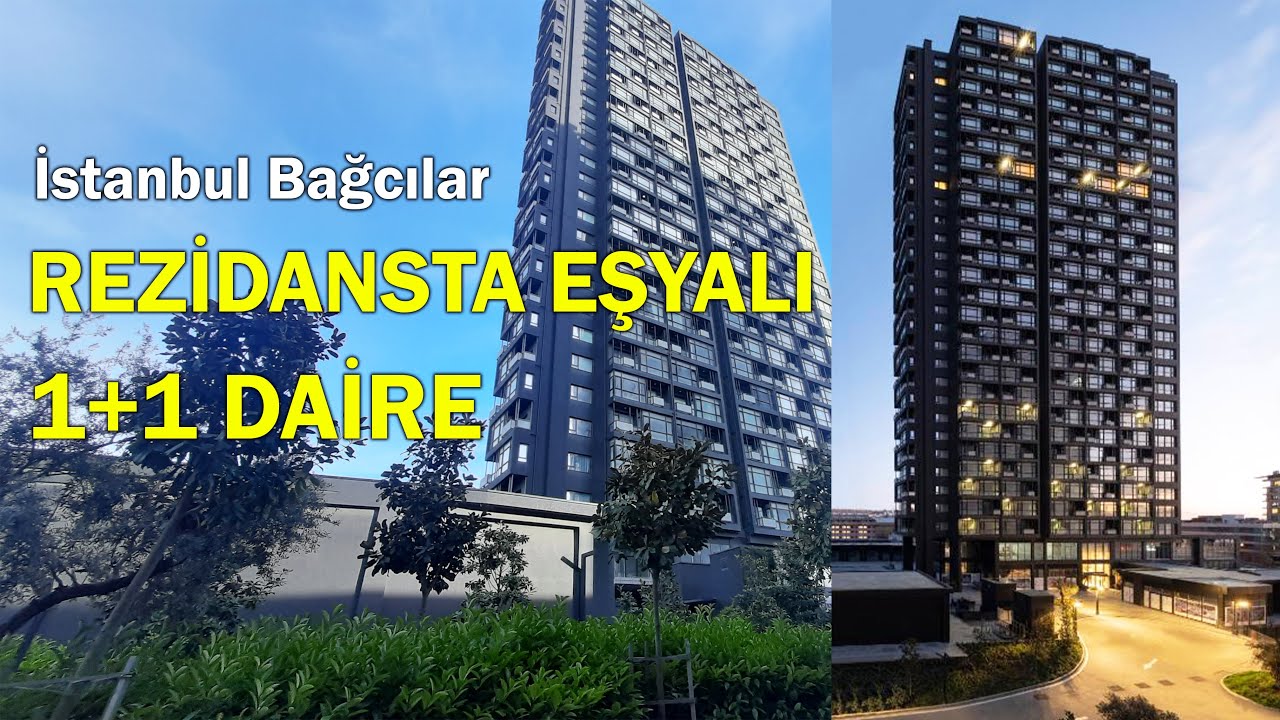 İstanbul Bağcılar | Rezidansta Eşyalı 1+1 Daire